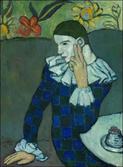 Un quiz qui vous obligera à regarder l'oeuvre un peu plus, même ça ne sera pas toujours simple de trouver la réponse.
Complétez ce tableau de Pablo Picasso : "Arlequin..." !