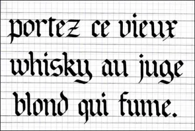 Avant de commencer : comment appelle-t-on une phrase avec toutes les lettres de l'alphabet ?