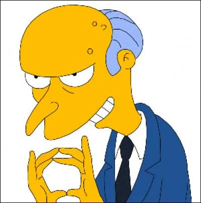 Quel est le mot favori de Charles Montgomery Burns ?