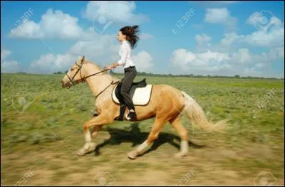 À cheval, comment demander au cheval d'aller au galop ?