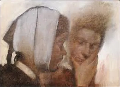 On commence avec ce tableau intitulé "Les Blanchisseuses". Qui l'a peint ?