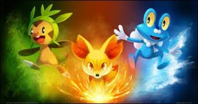 Quels sont les trois Pokémon sur l'image ?