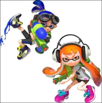 Quel est le nom des personnages joués dans Splatoon ?