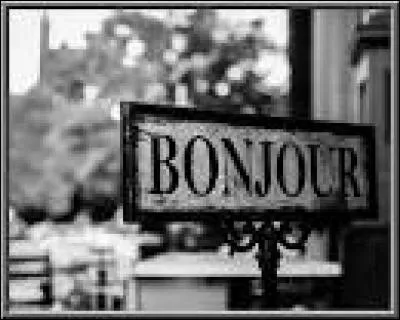 Comment dit-on "bonjour" ?