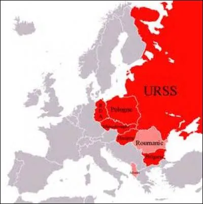 Laquelle de ces propositions désignait, de 1945 à 1991, un synonyme des "pays de l'Est"