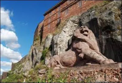 Dans quelle ville française peut-on admirer cette statue de lion ?