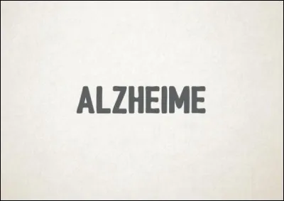 Que perd-on progressivement, avec la maladie d'Alzheimer ?