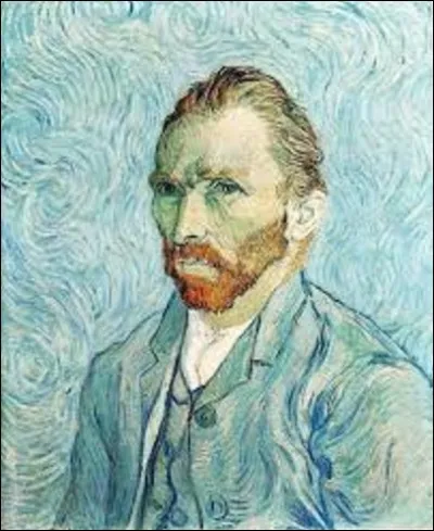 Né en 1853, peintre postimpressionniste et symboliste, il crée ce tableau intitulé "Portrait de l'artiste", en 1889. Peignant durant sa carrière plus de quarante-trois autoportraits où il se représente, il meurt brutalement d'une balle qu'il se tire dans la poitrine, le 27 juillet 1790. Peu connu de son vivant, il est aujourd'hui considéré comme un des plus grands artistes de tous les temps :